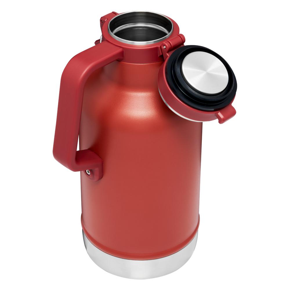 Red Stanley Classic Easy-Pour Insulated Beer Growler | 64 OZ Water Bottles | 83796TZKM