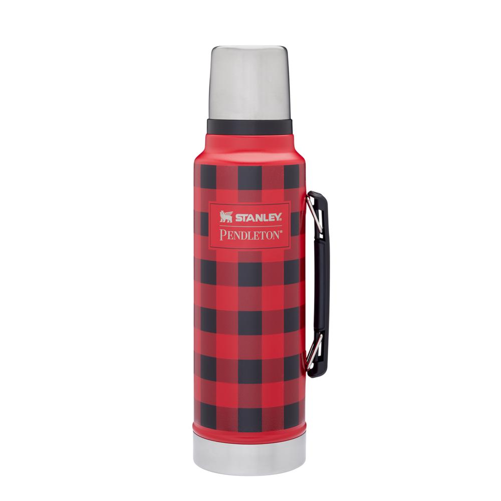 Red Stanley Stanley x Pendleton Classic Bottle | Buffalo Check | 1.5 QT Vacuum Bottles | 56102LWPT