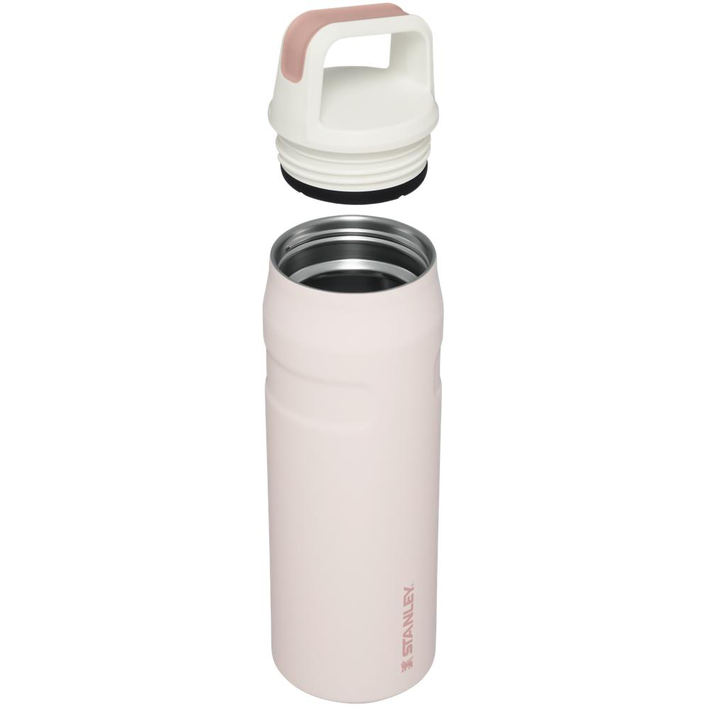 Rose Quartz Glimmer Stanley IceFlow™ Bottle with Cap and Carry+ Lid | 24 OZ Water Bottles | 13894DFYX