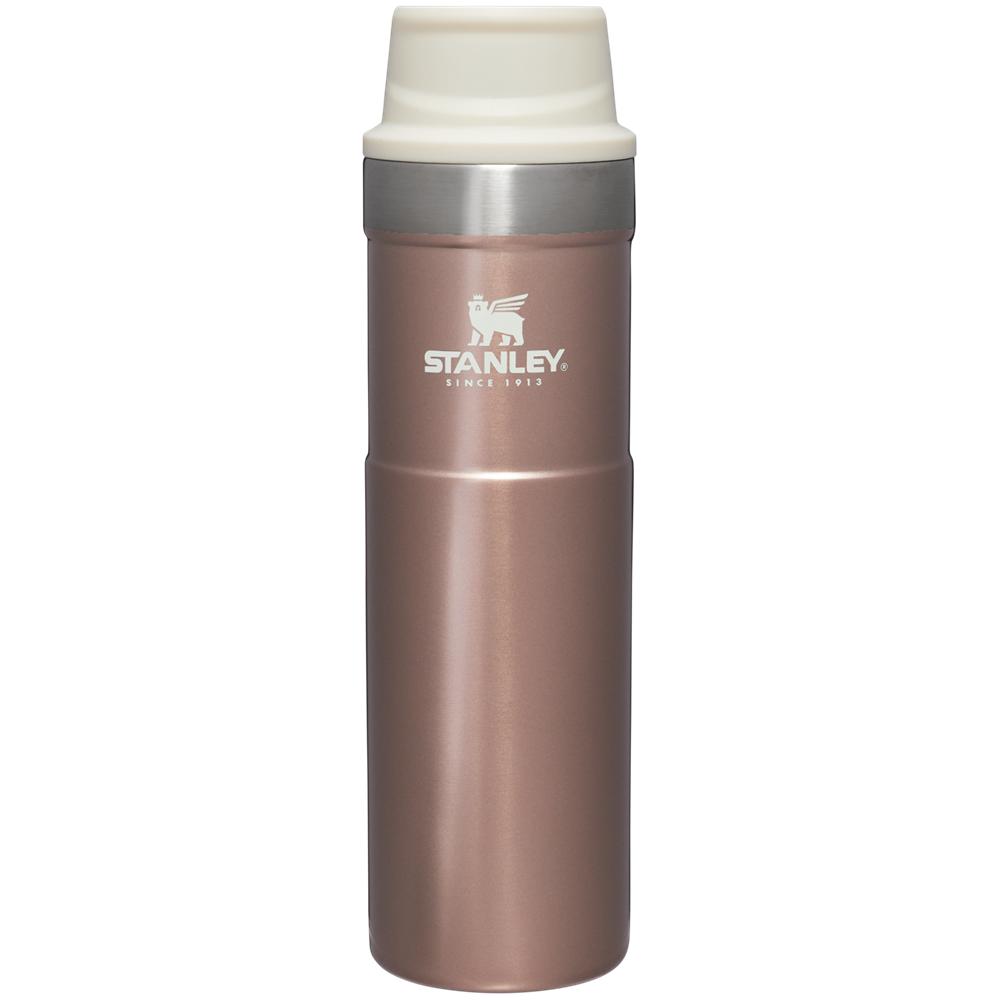 Rose Quartz Glow Stanley Classic Trigger Action Travel Insulated Coffee Tumbler | 20 OZ Mugs | 92610HPXV