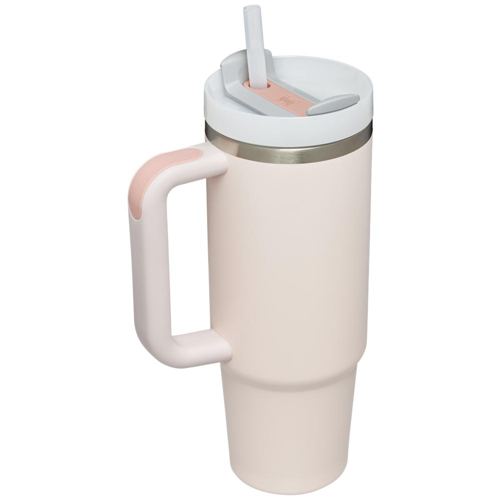 Rose Quartz Stanley Quencher H2.0 Travel | 30 OZ Tumbler | 27019GQZT