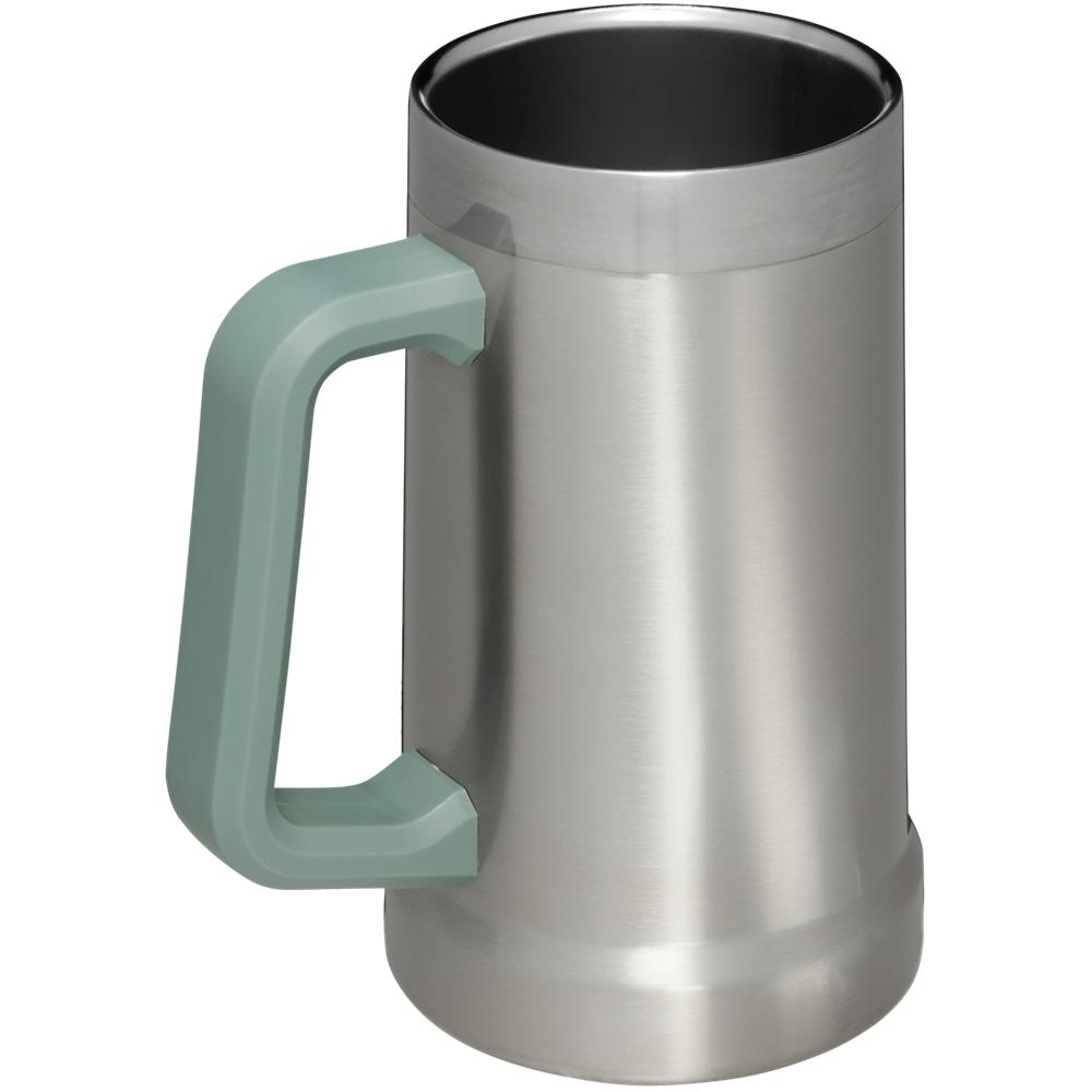 Stainless Steel Grey Stanley Adventure Big Grip Beer Stein | 24OZ Mugs Water Bottles | 21870AIEV