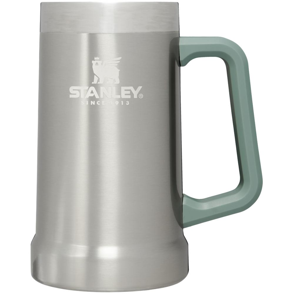 Stainless Steel Grey Stanley Adventure Big Grip Beer Stein | 24OZ Mugs Water Bottles | 21870AIEV