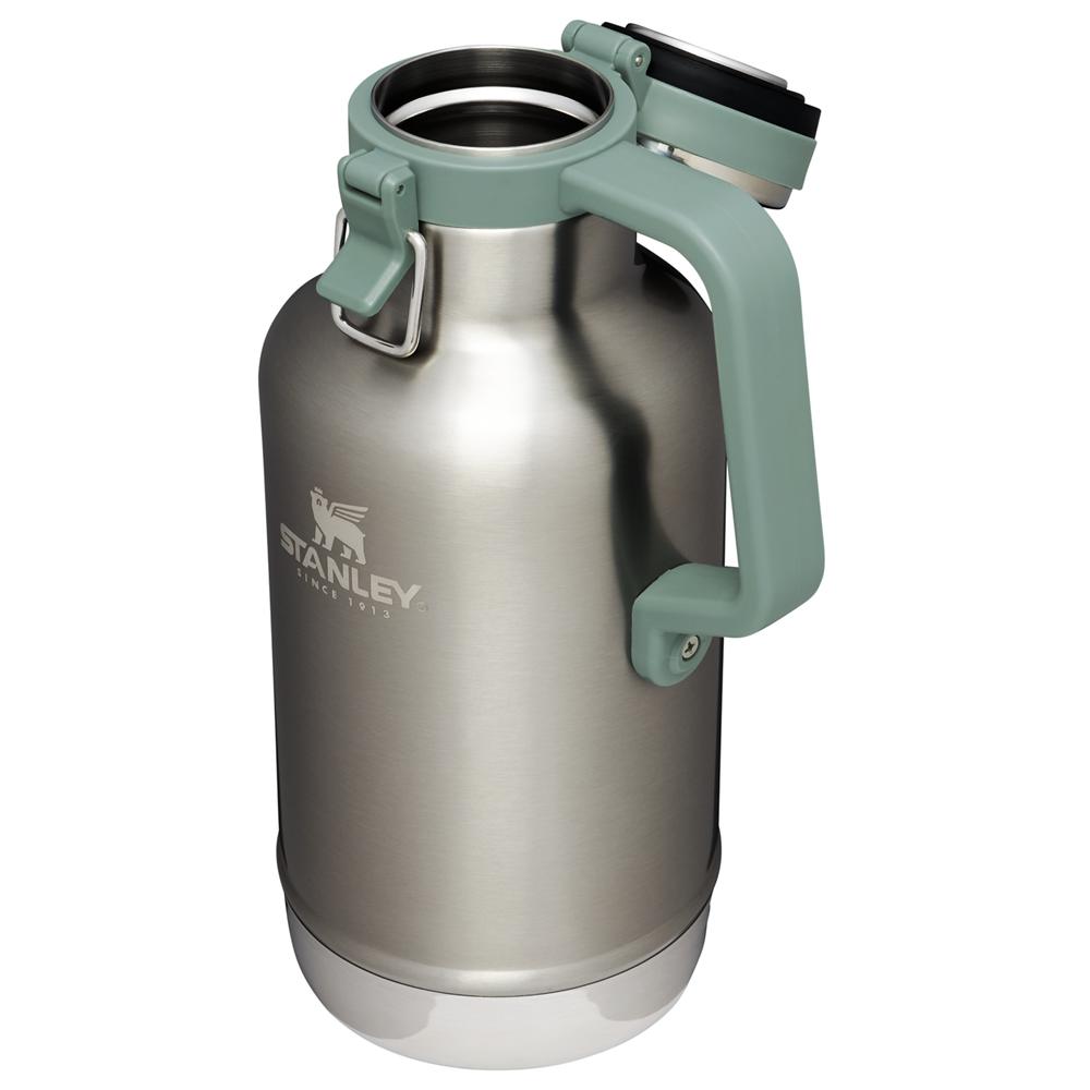 Stainless Steel Grey Stanley Classic Easy-Pour Insulated Beer Growler | 64 OZ Water Bottles | 26703DZOV