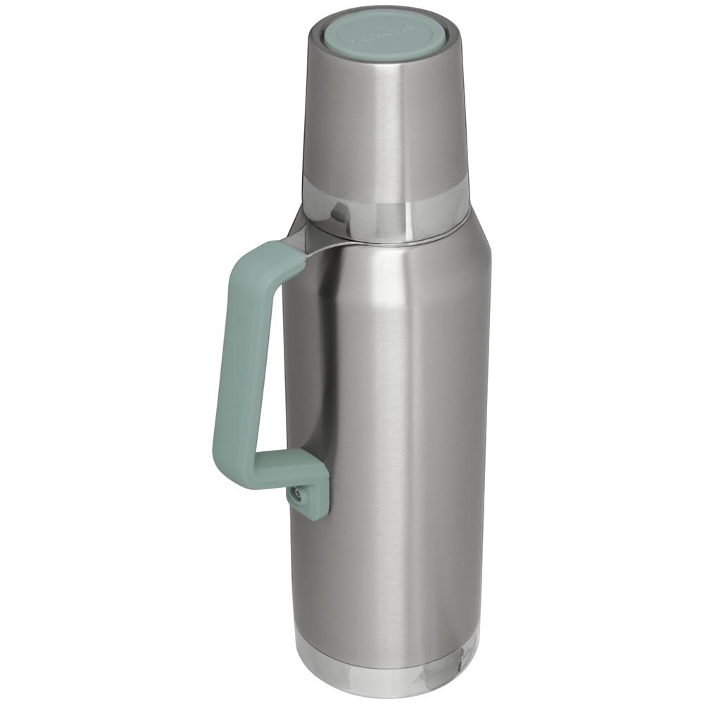 Stainless Steel Grey Stanley Forge Thermal Bottle | 1.4 QT Vacuum Bottles | 98742TBKO