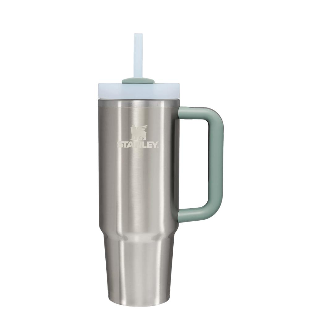 Stainless Steel Grey Stanley Quencher H2.0 Travel | 30 OZ Tumbler | 56781BGLT