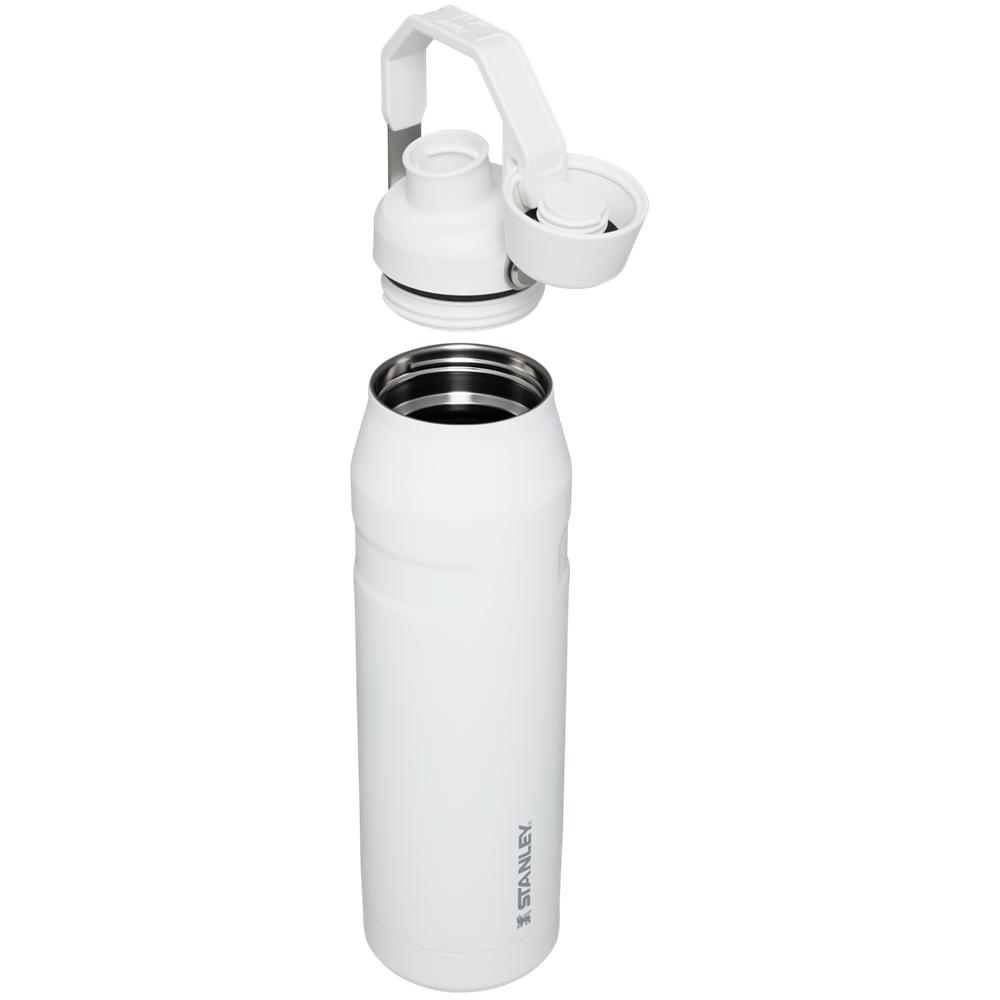 White Stanley IceFlow Insulated Bottle with Fast Flow Lid | 36 OZ Water Bottles | 96514BOQA