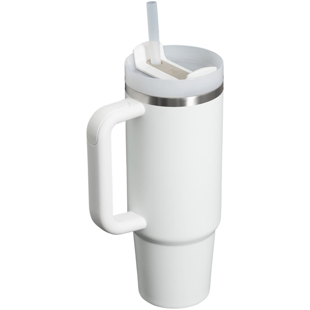 White Stanley Quencher H2.0 Travel | 30 OZ Tumbler | 98026GUIB