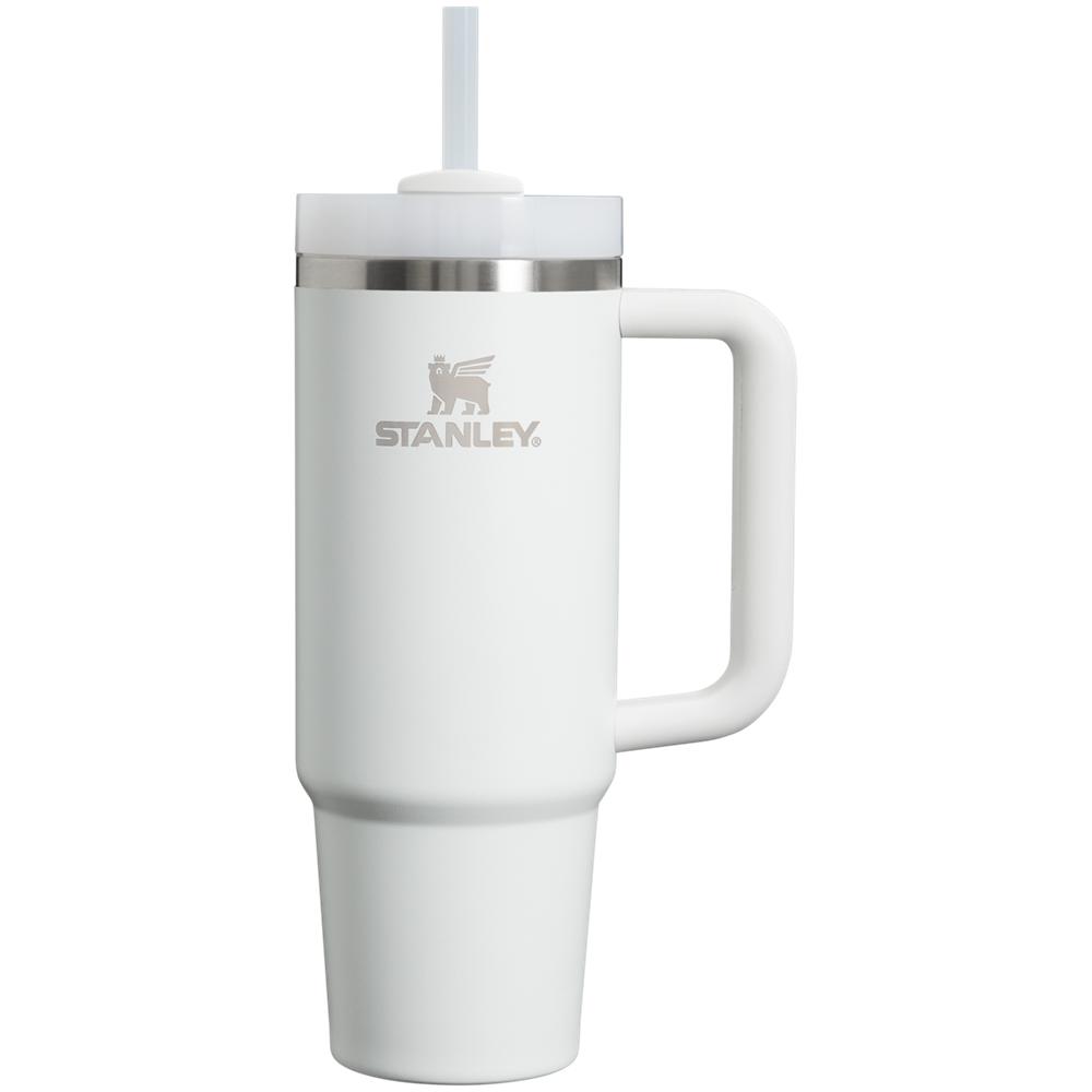 White Stanley Quencher H2.0 Travel | 30 OZ Tumbler | 98026GUIB