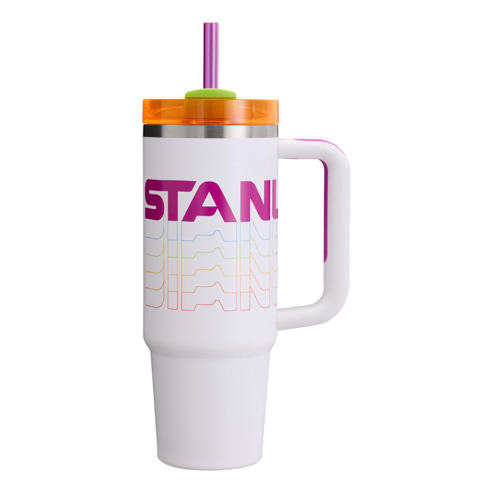 White Stanley Quencher H2.0 Travel | 30 OZ Tumbler | 89012BSCN