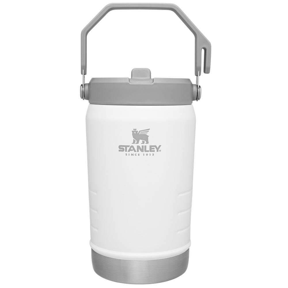 White Stanley The IceFlow Flip Straw Jug | 40 OZ | Insulated JUGS | 39485DQVS