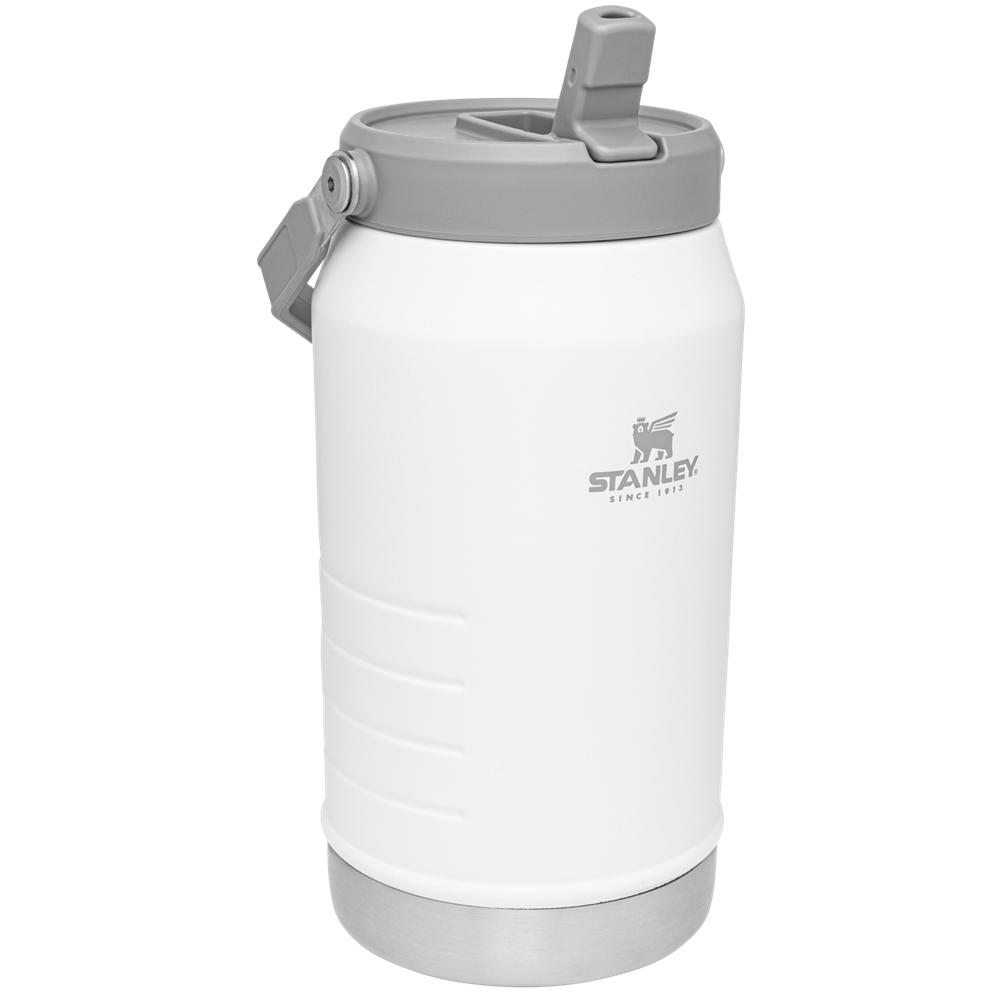 White Stanley The IceFlow Flip Straw Jug | 64 OZ | Insulated Water Jug Water Bottles | 85793DNVM