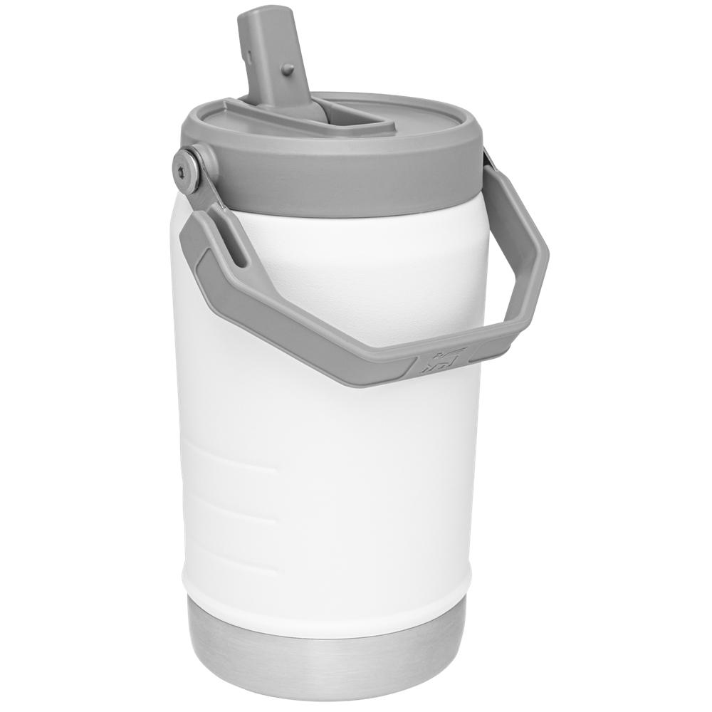 White Stanley The IceFlow Flip Straw Jug | 40 OZ | Insulated Water Jug Water Bottles | 19637WUVK