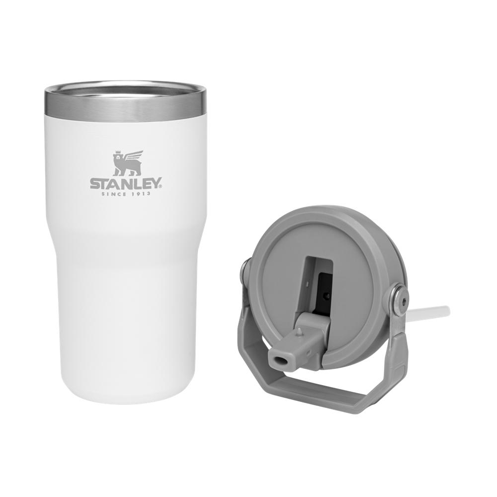 White Stanley The IceFlow Flip Straw Tumbler | 20 OZ | Insulated Water Tumbler | Sta Water Bottles | 46128MNRU