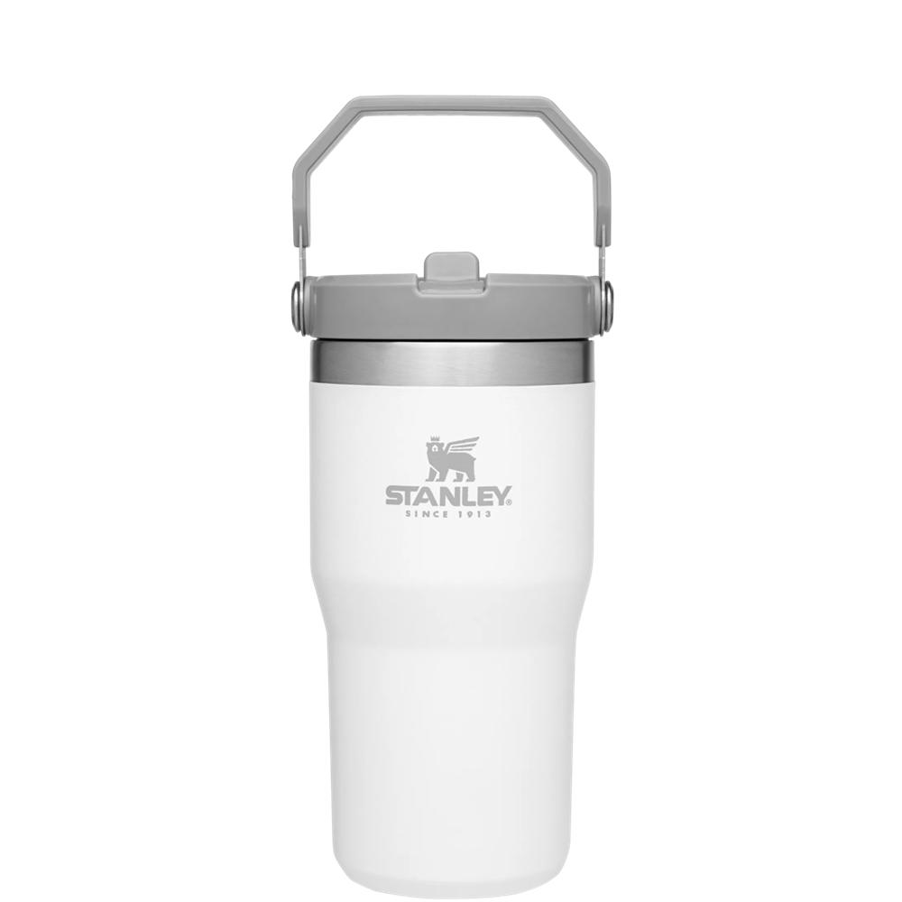 White Stanley The IceFlow Flip Straw Tumbler | 20 OZ | Insulated Water Tumbler | Sta Water Bottles | 46128MNRU