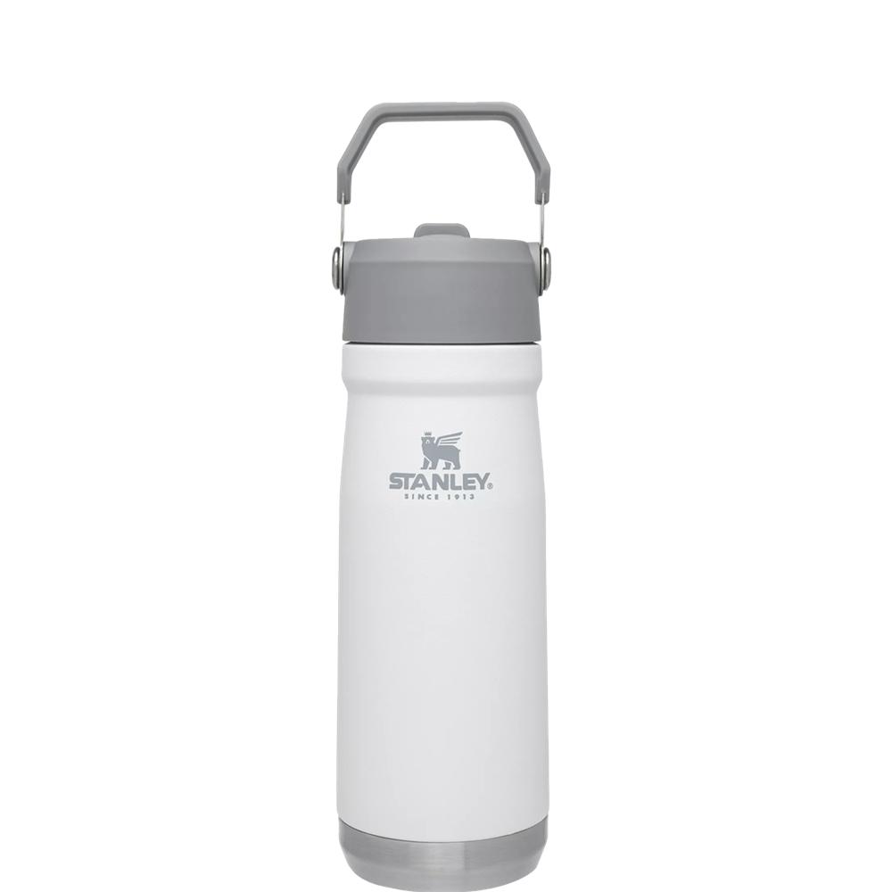 White Stanley The IceFlow Flip Straw Water Bottle | 22 OZ | Insulated Bottle | Stanl Water Bottles | 01483FRAD