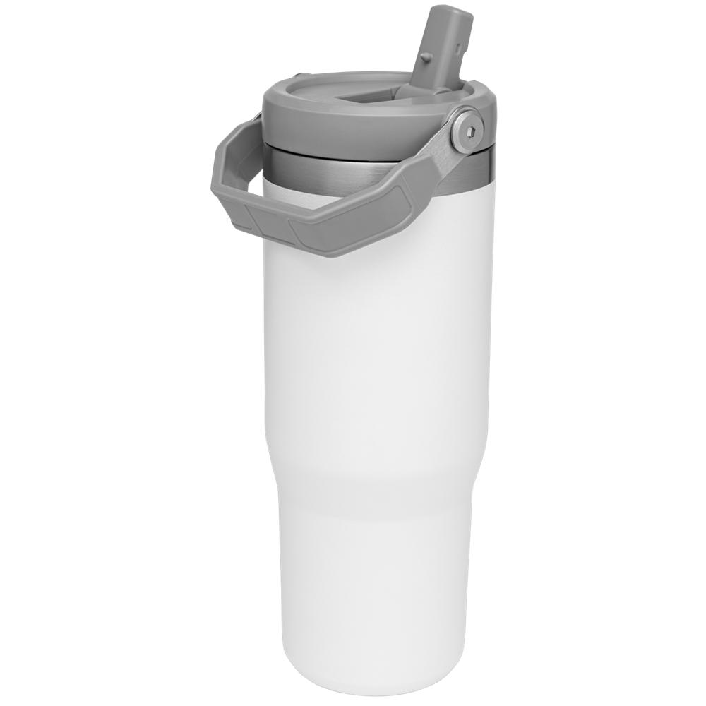 White Stanley The IceFlow Flip Straw | 30 OZ | Insulated Water Tumbler | 06138YOEV