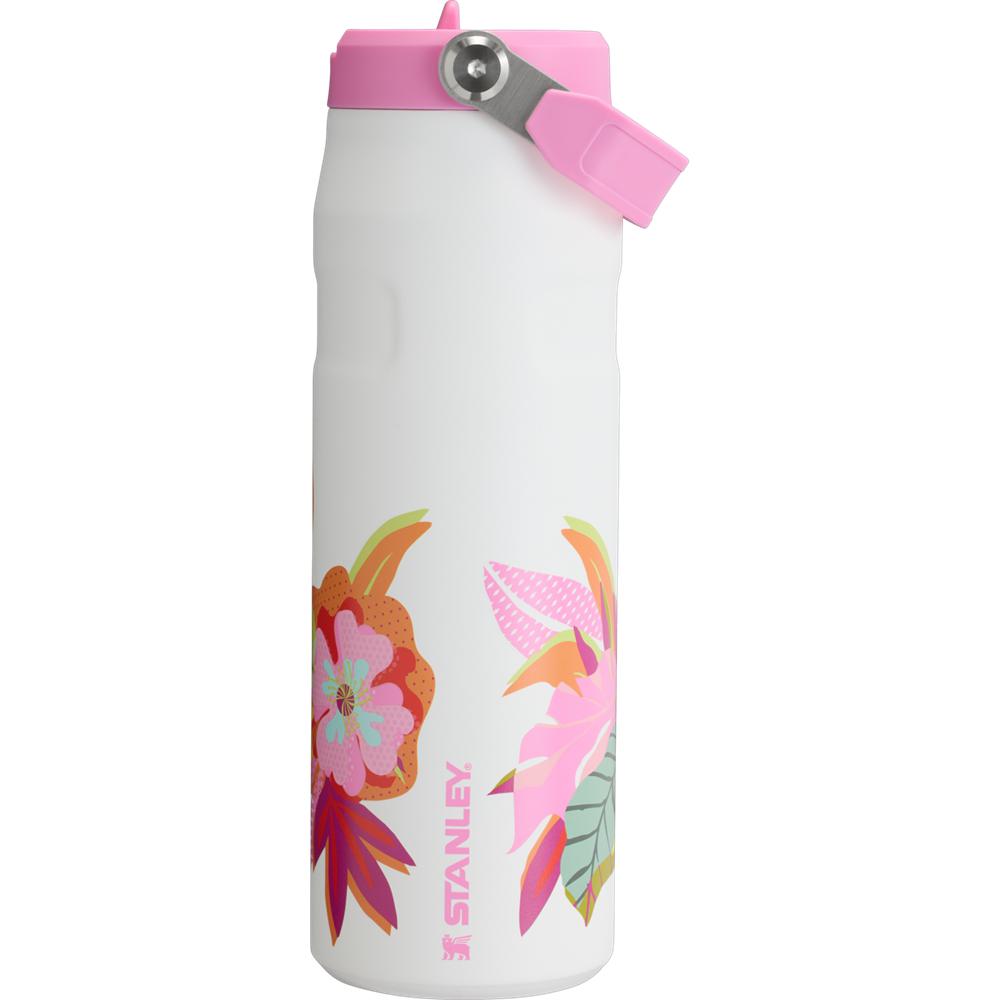 White Stanley The Mother’s Day IceFlow™ Bottle with Flip Straw Lid | 24 OZ Vacuum Bottles | 70125TCYA