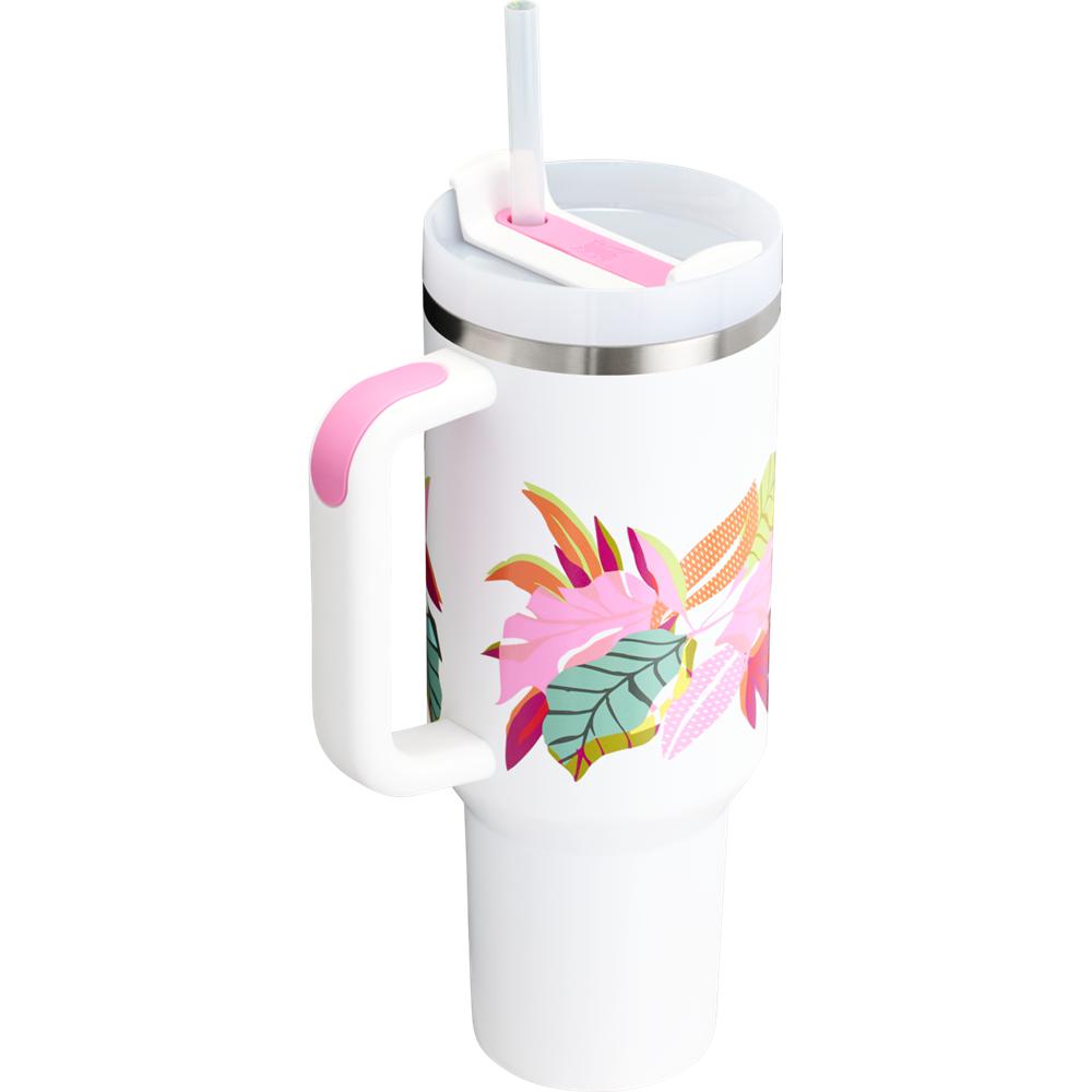 White Stanley The Mother’s Day Quencher H2.0 FlowState™ | 40 OZ Tumbler | 52978OPTH