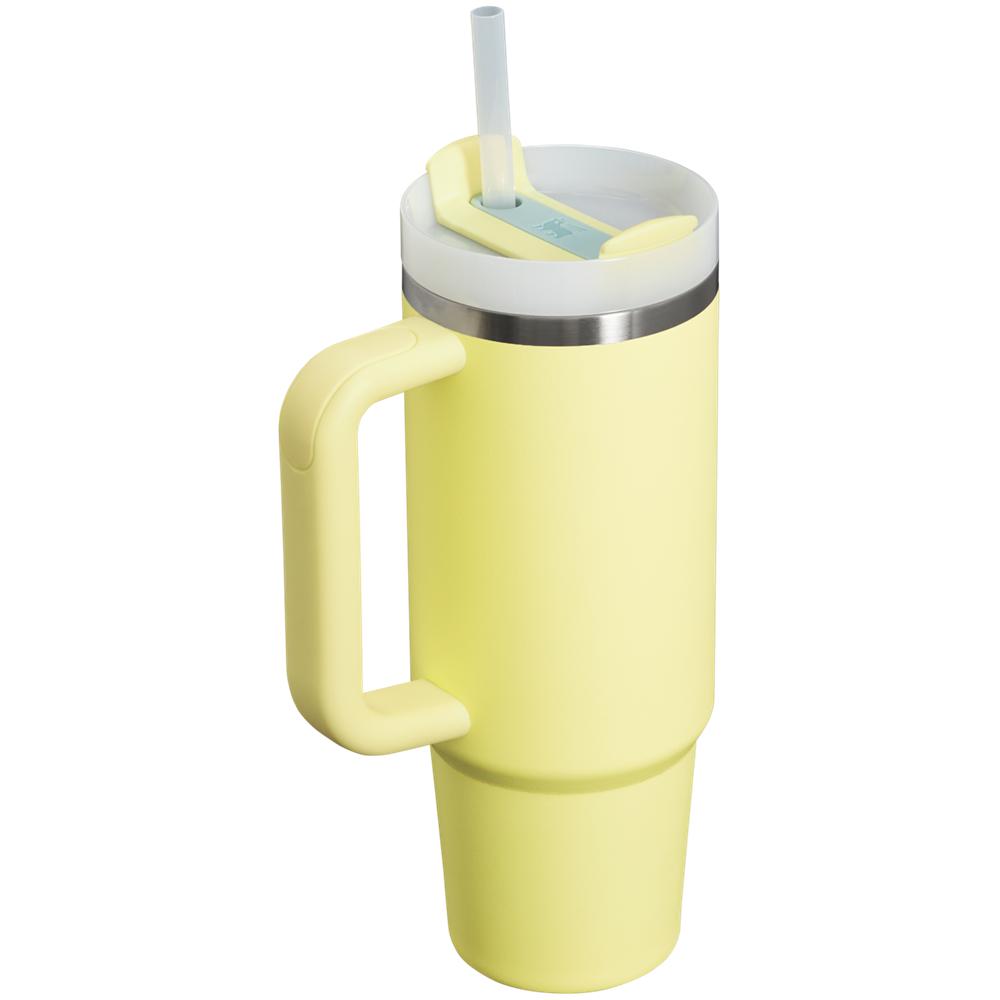 Yellow Stanley Quencher H2.0 Travel Tumbler | 30 OZ Water Bottles | 72693FNBK